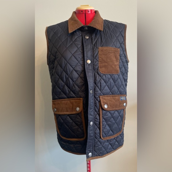 Polo Ralph Lauren Jackets & Blazers - Polo Ralph Lauren Quilted snap button Vest Size Large